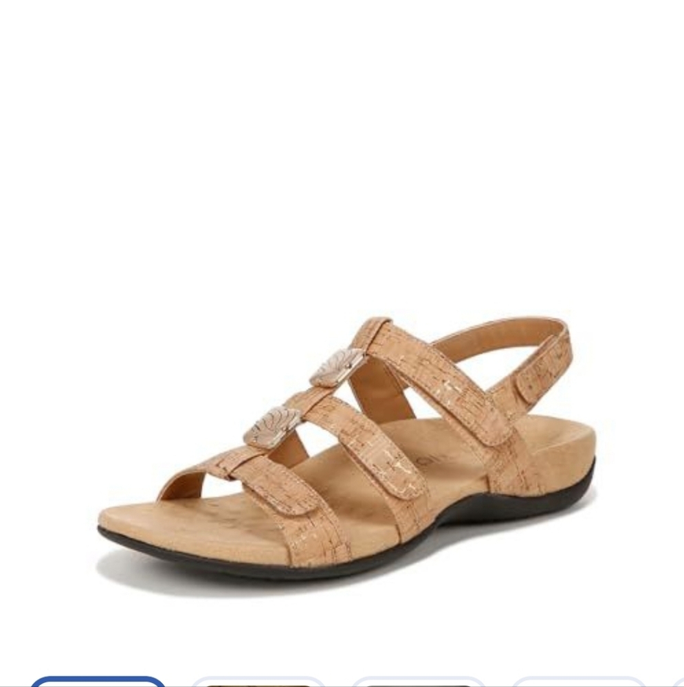 Vionic Amber Sandal New! Cork Color 9.5m Womens